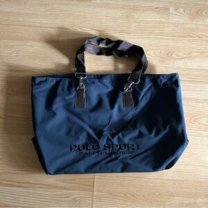 Vintage Polo Ralph Lauren Navy Large Duffle Bag